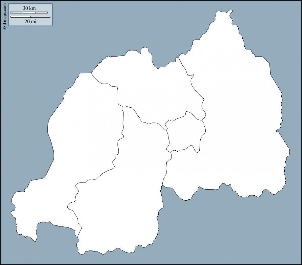 Руанда карта